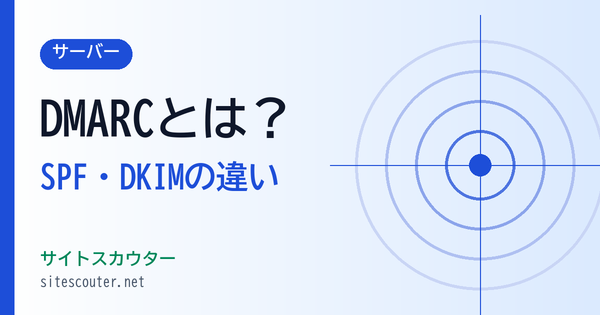 DMARCとは？SPF・DKIMとの違いと設定手順を段階導入で解説